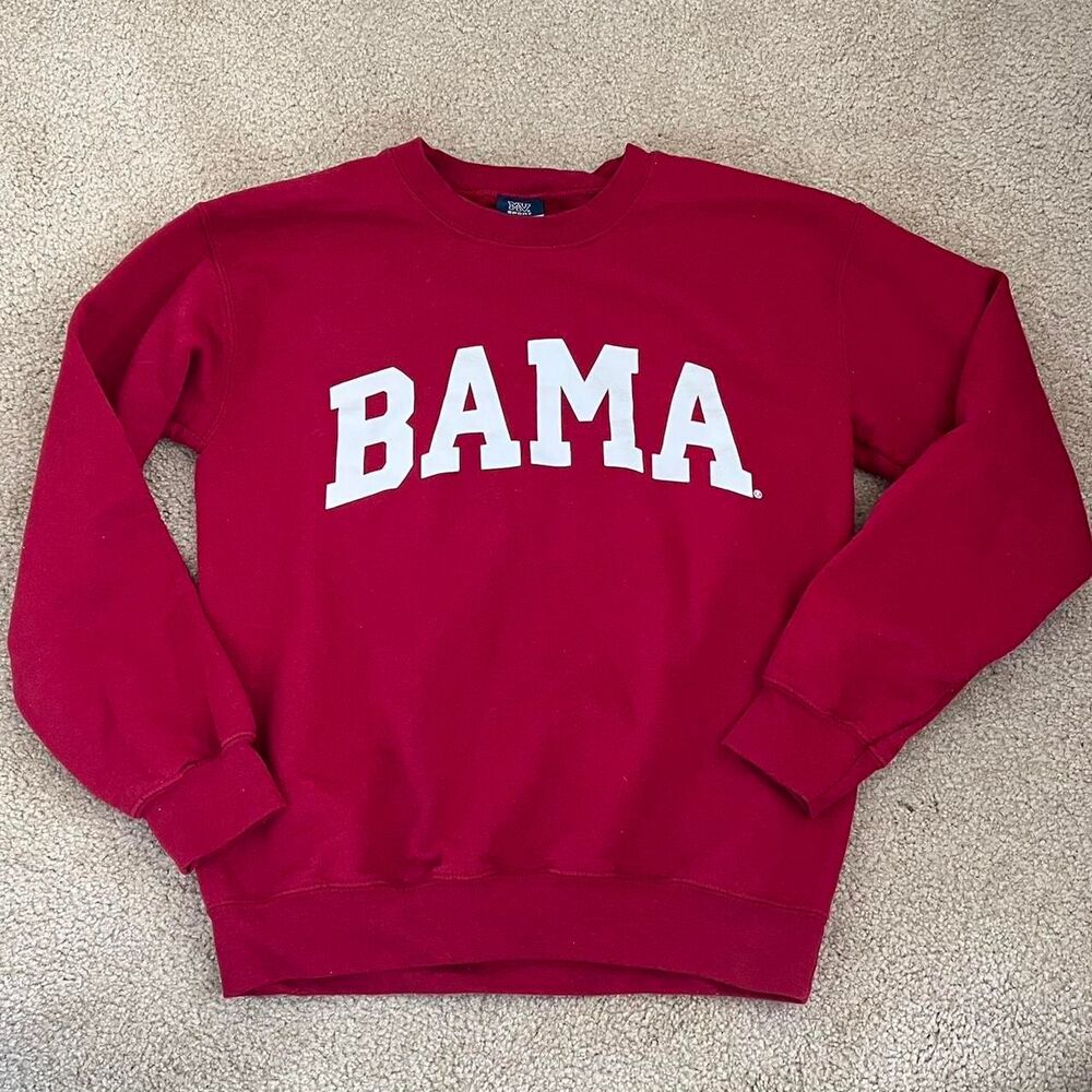 Unbranded Men's Red and Burgundy Sweatshirt